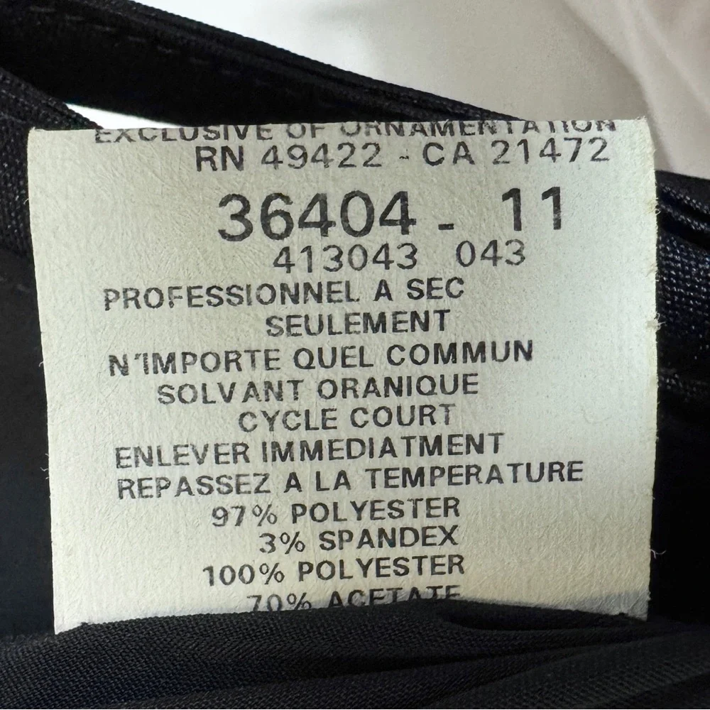 Jessica McClintock - Black and Light Pink Tiered Dress - Picture 10 of 12